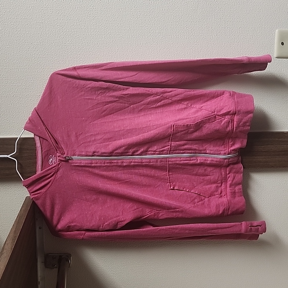 Pink zip-up jacket